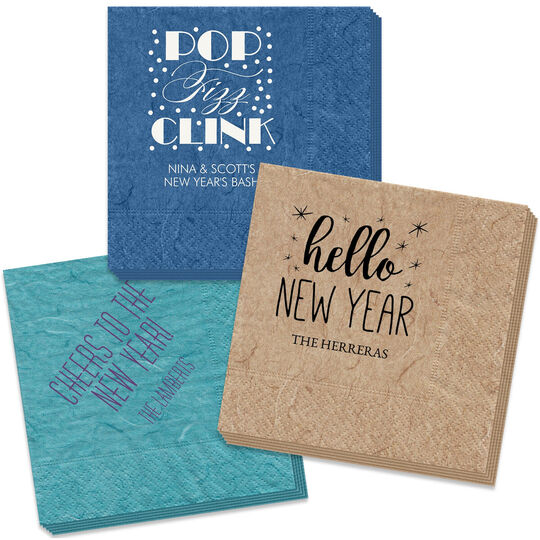 Design Your Own New Year's Eve Bali Napkins